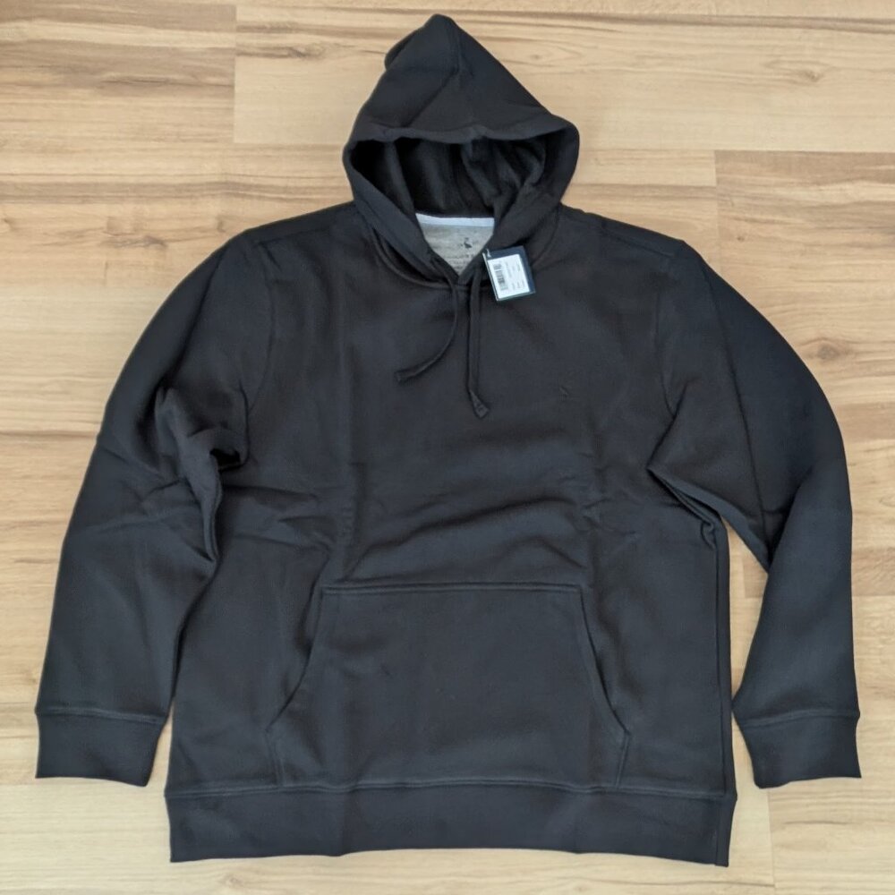 NWT TailorByrd Black Thermal Hoodie Pullover XXL Soft Sweatshirt